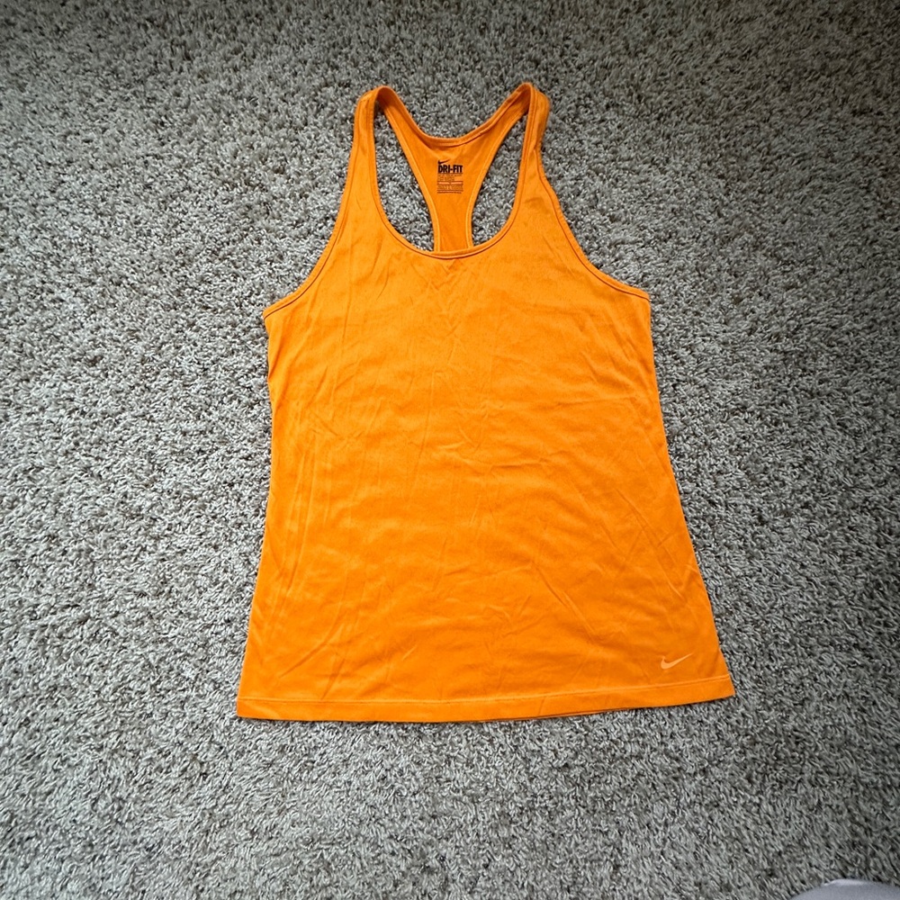 Nike Women's Orange Tank Top